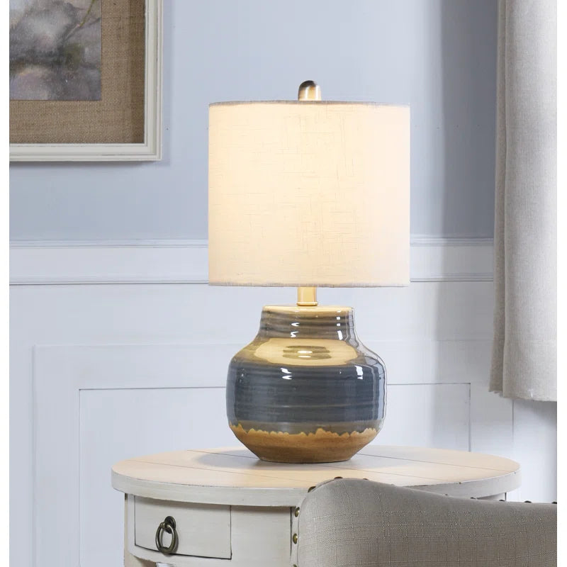Harbor Mist Ceramic Decorative Table Lamp
